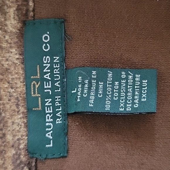 Lauren Jeans Co Western Jacket Aztec Print Boho Size L - Picture 4 of 7